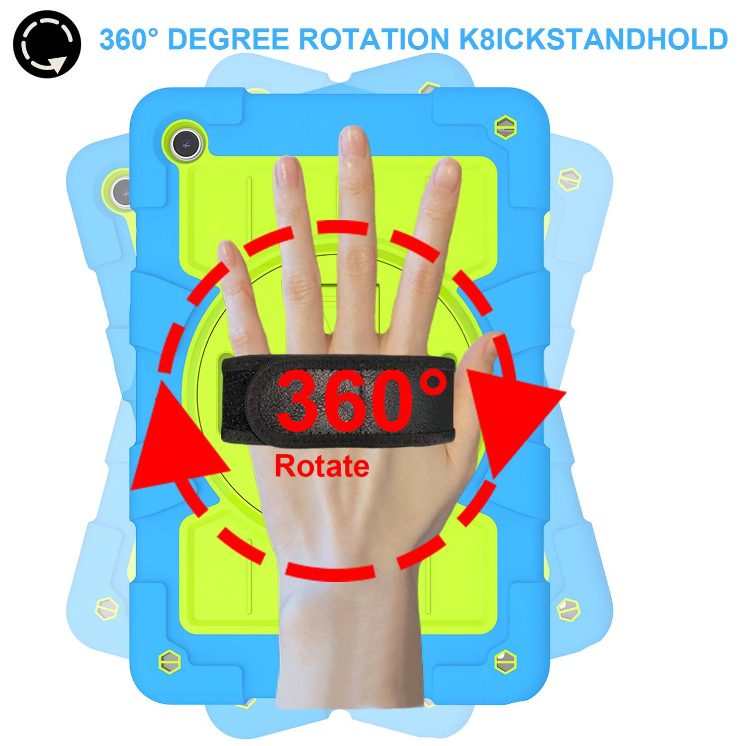 360° DEGREE ROTATION K8ICKSTANDHOLD

360°
Rotate
