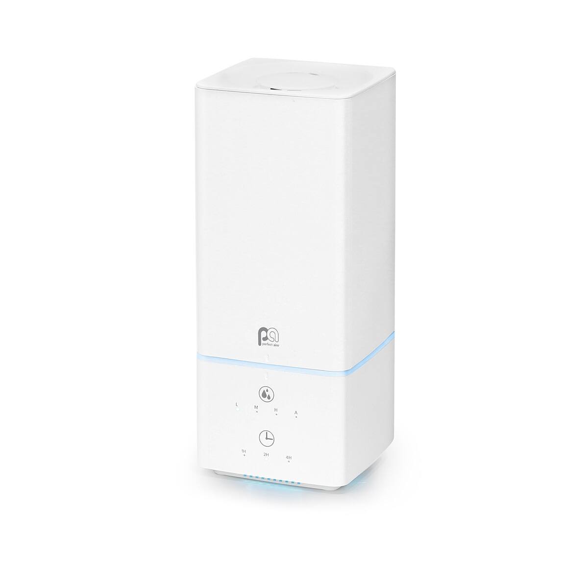 Angle. Perfect Aire - 0.5 Gallon Top-Fill Ultrasonic Cool Mist Humidifier with Aromatherapy Function and Color-Changing Night Light - White.