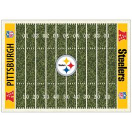 Imperial - Pittsburgh Steelers 7'8'' x 10'9'' Home Field Rug - Multicolor