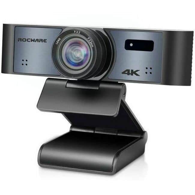 Rocware - RC16 Webcam - 8.3 Megapixel - 30 fps - USB 3.0 Type C - 4K - 3840 x 2160 Video - CMOS Sensor - 110° Angle