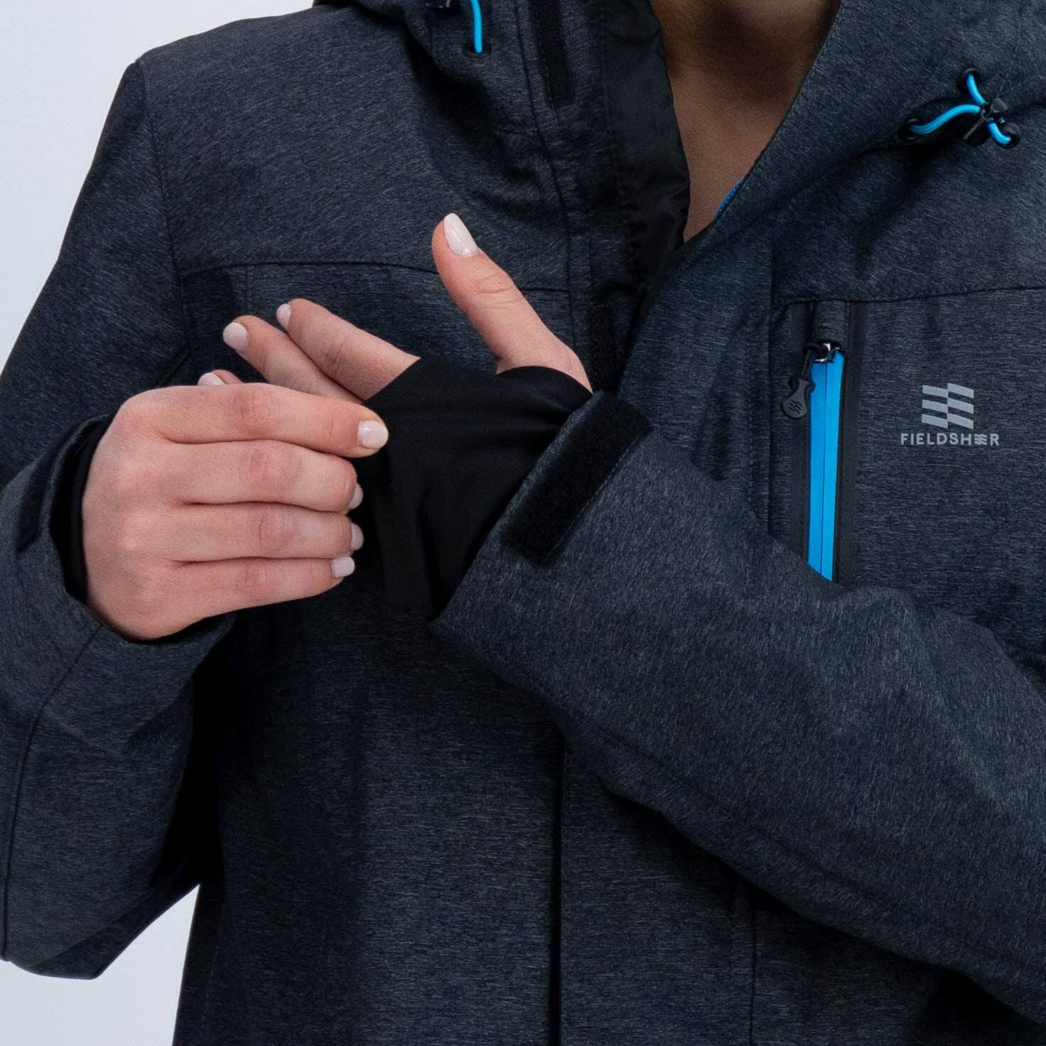 Alt View 6. Mobile Warming - Women's Adventure Heated Jacket - Heather Grey.