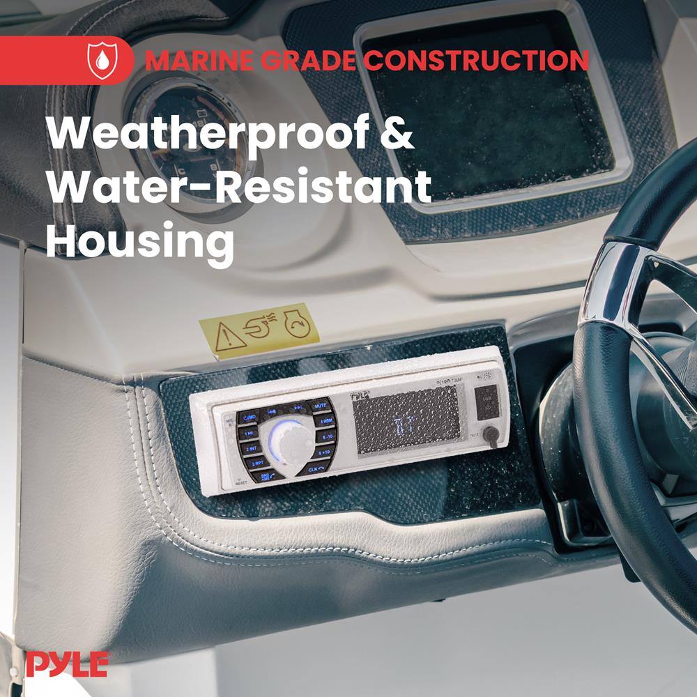MARINE GRADE CONSTRUCTION

Weatherproof & Water-Resistant Housing

PYLE