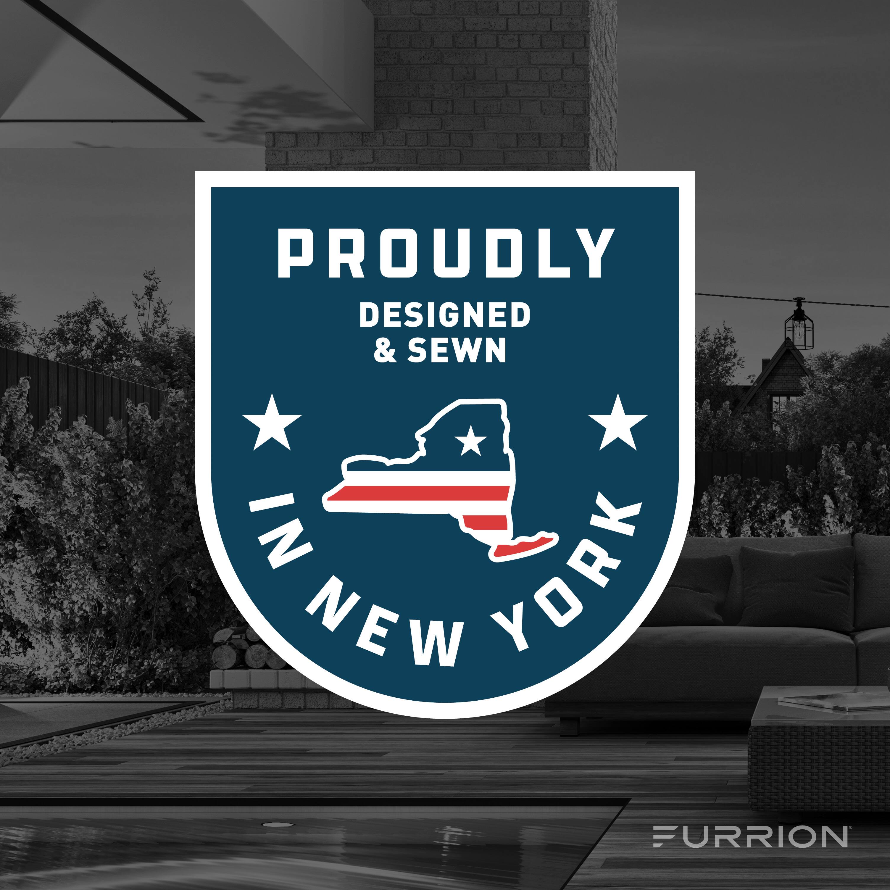 PROUDLY DESIGNED & SEWN IN NEW YORK