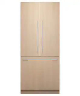 Fisher & Paykel - 36 " Counter-Depth 25 Cu Ft Smart Integrated French Door Refrigerator/Freezer - Custom Panel Ready