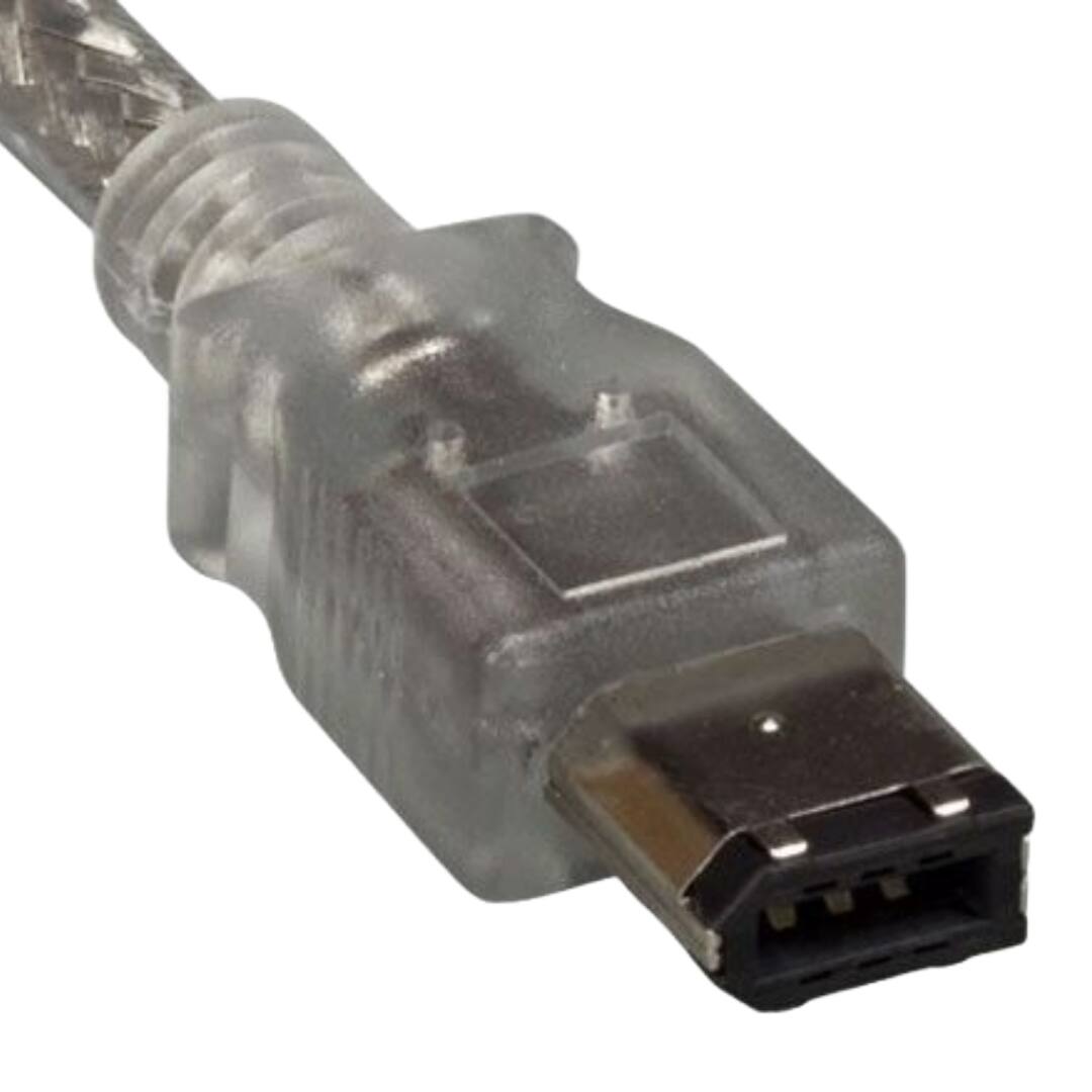 Left. Sanoxy - 10ft IEEE 1394b FireWire 800 9-pin to 6-pin, Clear - Clear.
