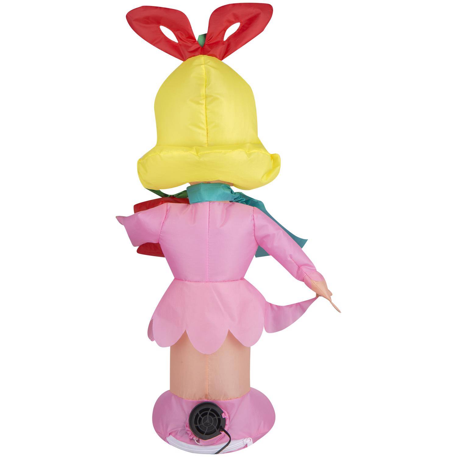 Back. Gemmy - Gemmy Airdorable Cindy Lou Who Inflatable 22 in. Inflatable - Multicolored.