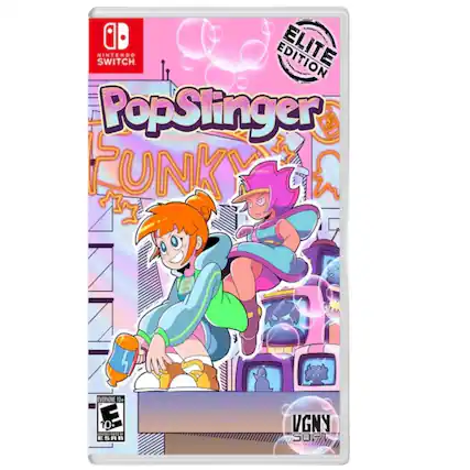 NINTENDO SWITCH
PopSlinger Funky
ELITE EDITION
EVERYONE 10+
E
ESRB
VGNY
SOFT - E10+ (Everyone 10+)