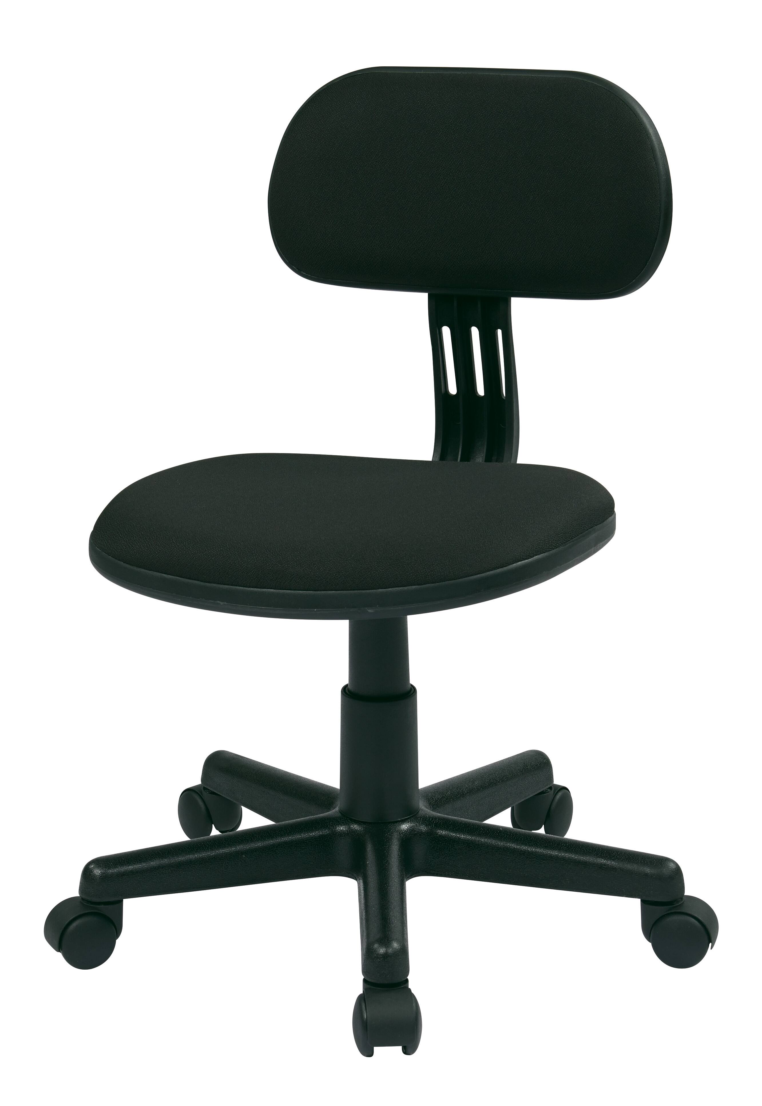 Left. OSP Home Furnishings - Student Task Chair - Black.