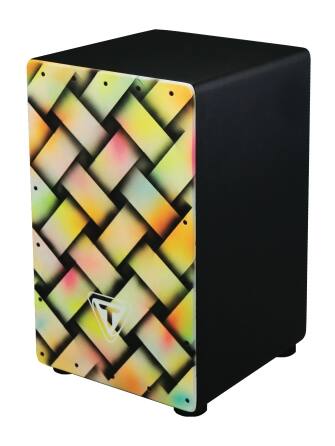 Front. Tycoon Percussion - Cajon, 29cm Wide, Hardwood Construction, Produces Deep Bass Tones & High Slaps.