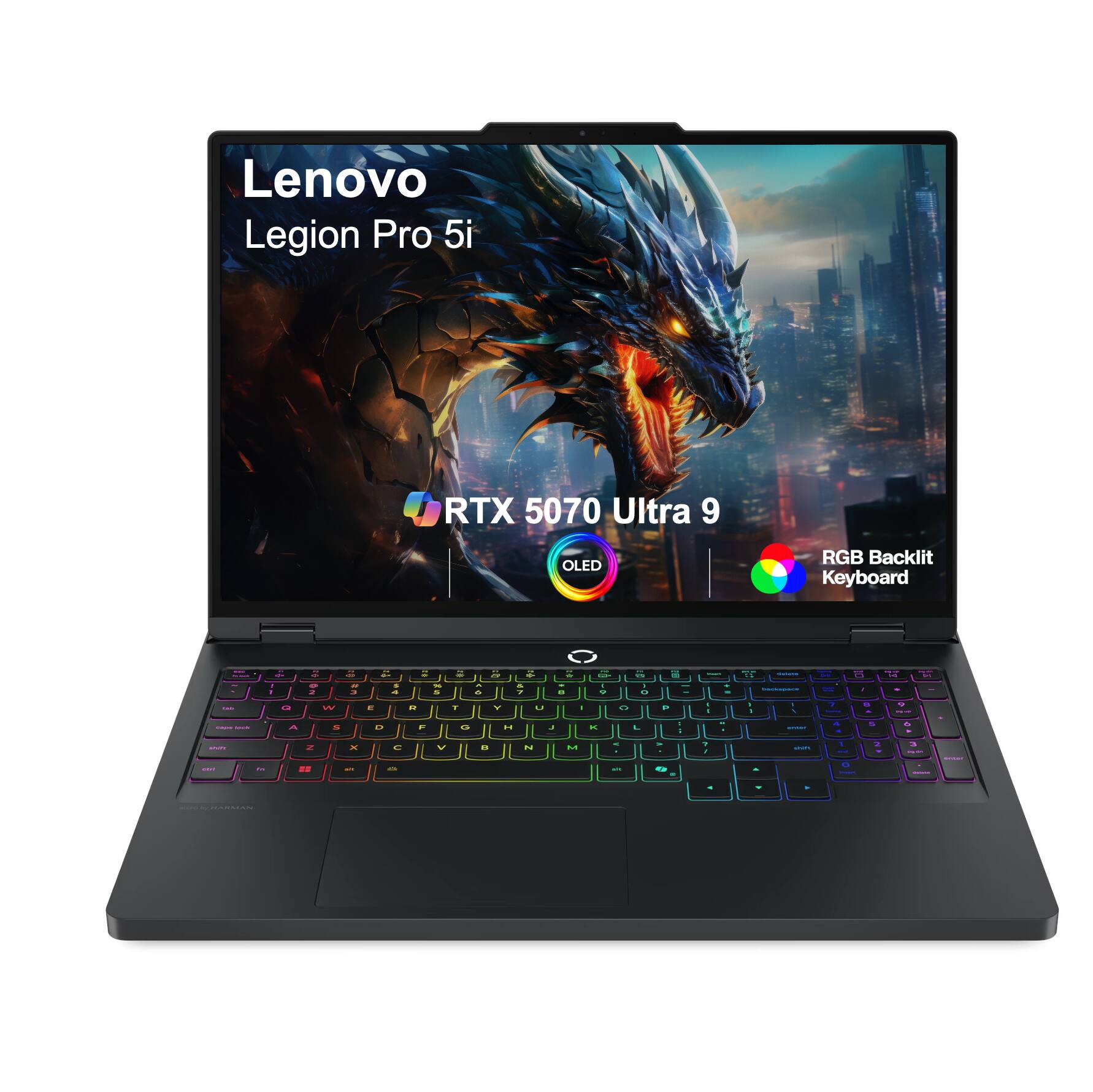 Lenovo Legion Pro 5i  
RTX 5070 Ultra 9  
OLED  
RGB Backlit Keyboard