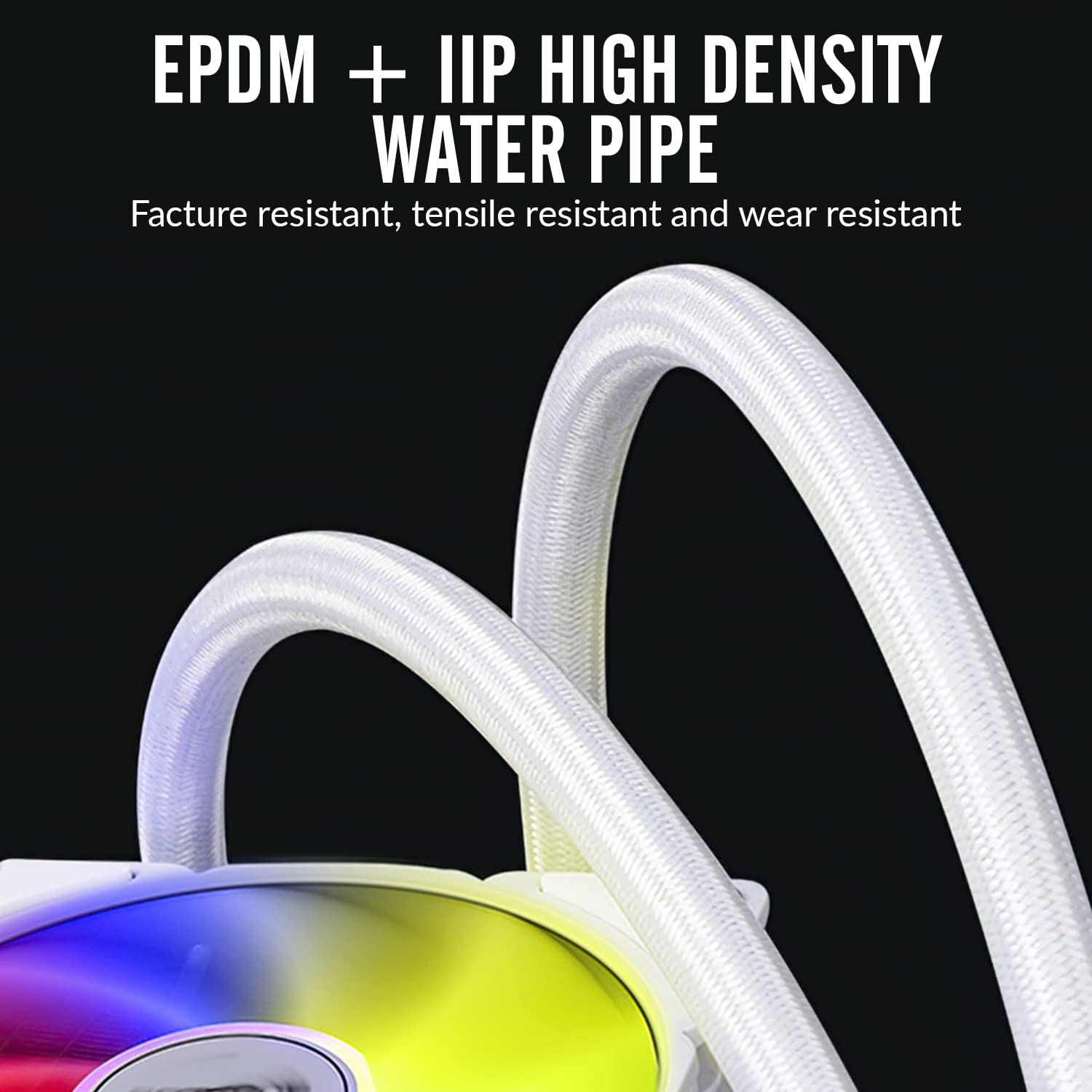 EPDM + IIP HIGH DENSITY WATER PIPE  
Facture resistant, tensile resistant and wear resistant