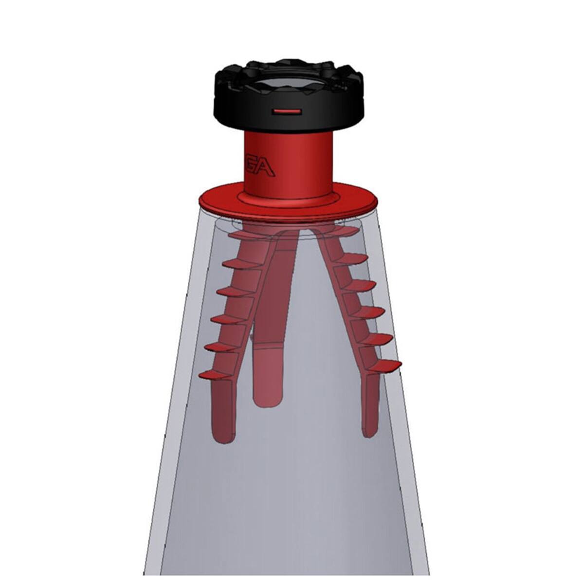 Alt View 1. Guardian Angel - Guardian Angel Magnetic Cone Mount Attachment for Elite and Micro Series Lights.