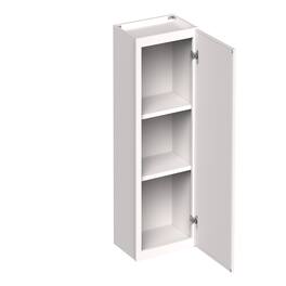 Boyel Living - 18-in W x 36-in H x 12-in D Slim Shaker RTA Kitchen Wall Cabinet with Soft-Close - Snow White