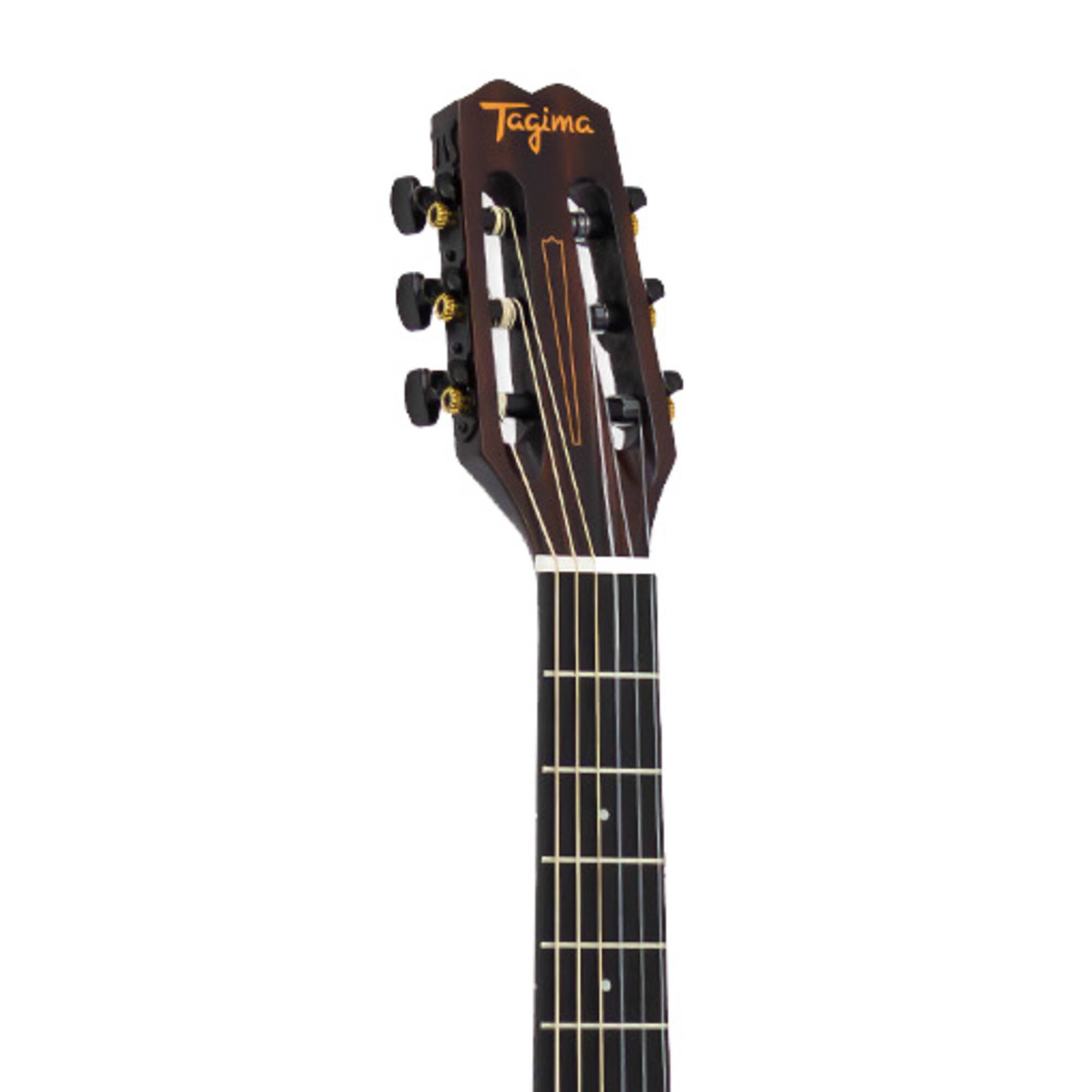 Alt View 2. Tagima - TAGIMA VEGAS GRAN RESERVA EQ-DKMOP Nylon Acoustic Guitar.