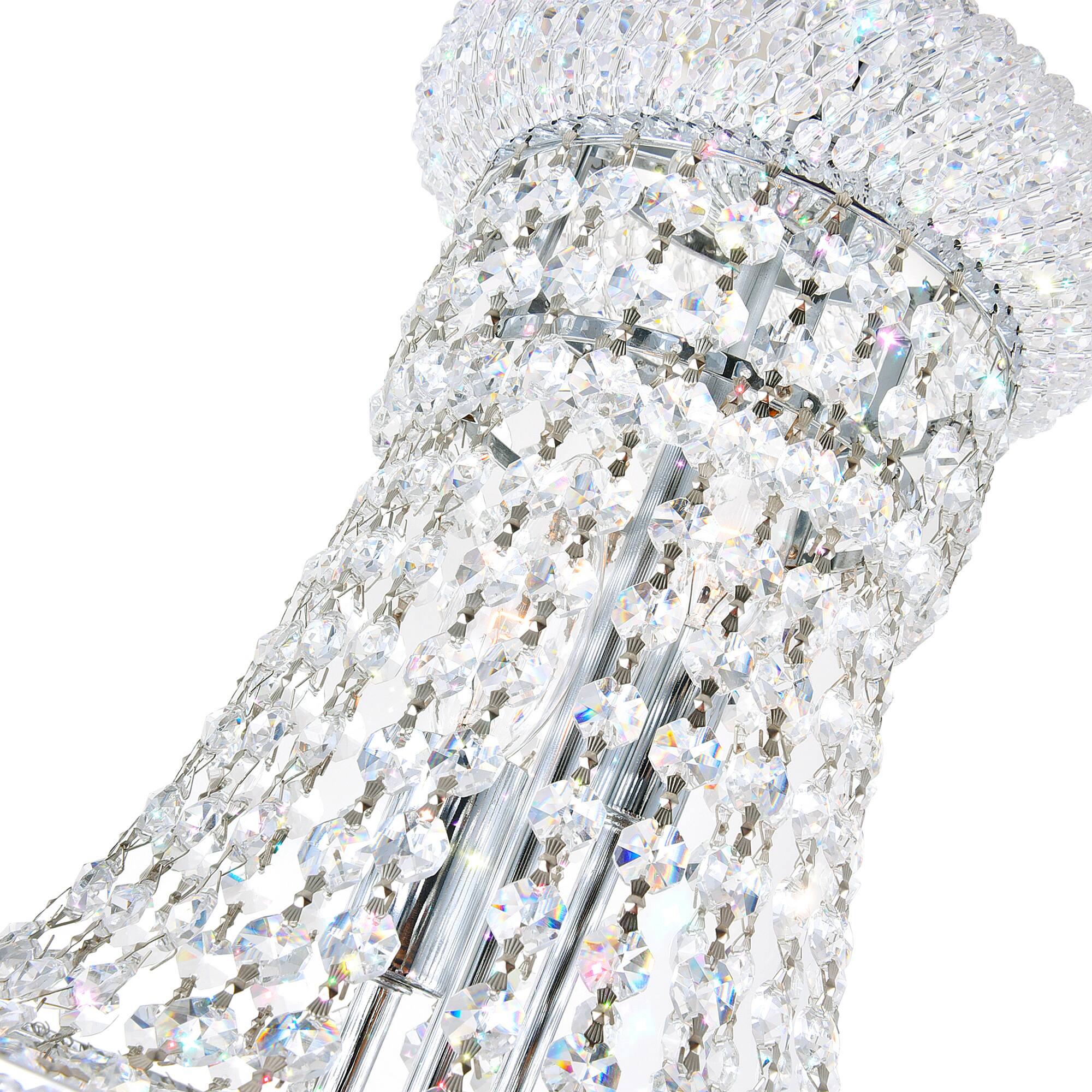Alt View 1. CWI Lighting - Empire 14 Light Down Chandelier With Chrome Finish - Chrome.