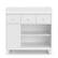 Alt View 11. Storkcraft - Modern Nursery Changing Table Dresser - White.