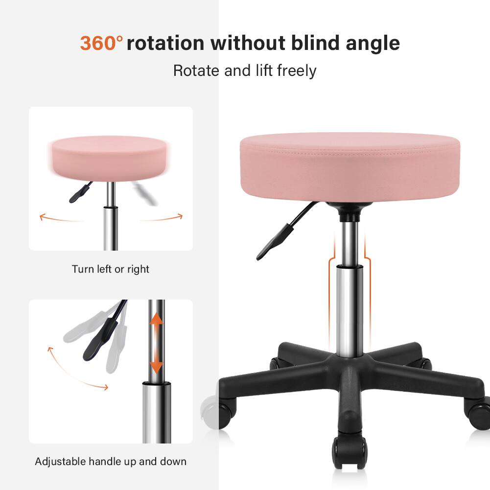 360° rotation without blind angle  
Rotate and lift freely  

Turn left or right  

Adjustable handle up and down