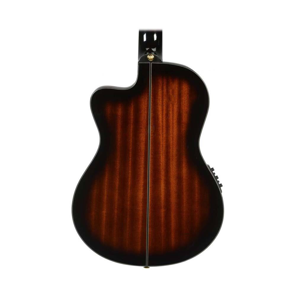 Alt View 2. Ibanez - Ibanez Thinline 6 String Classical-Acoustic Electric Guitar, Dark Violin Burst - Dark Violin Burst.