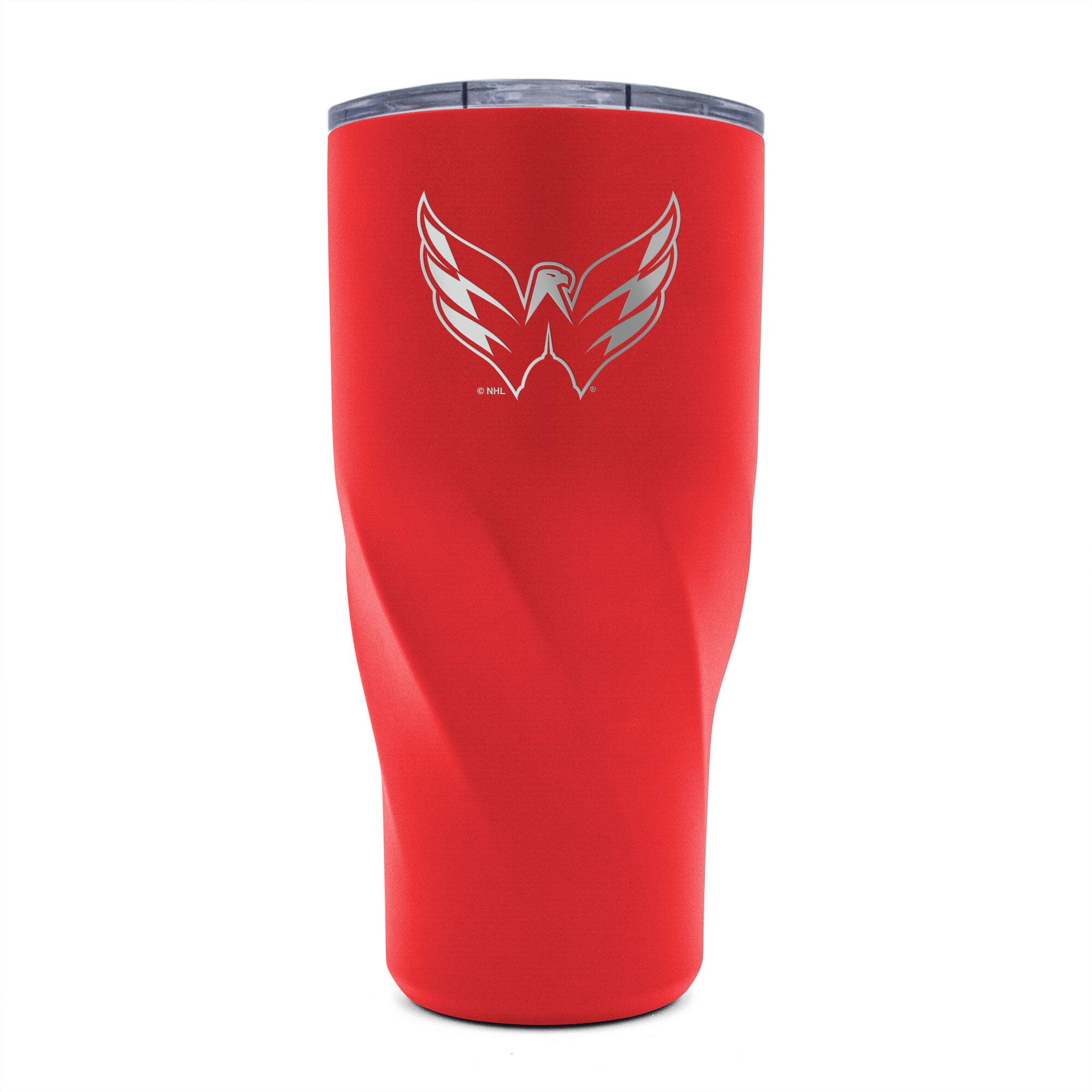 Front. WinCraft - Washington Capitals 30oz. Morgan Stainless Steel Tumbler - Multicolor.