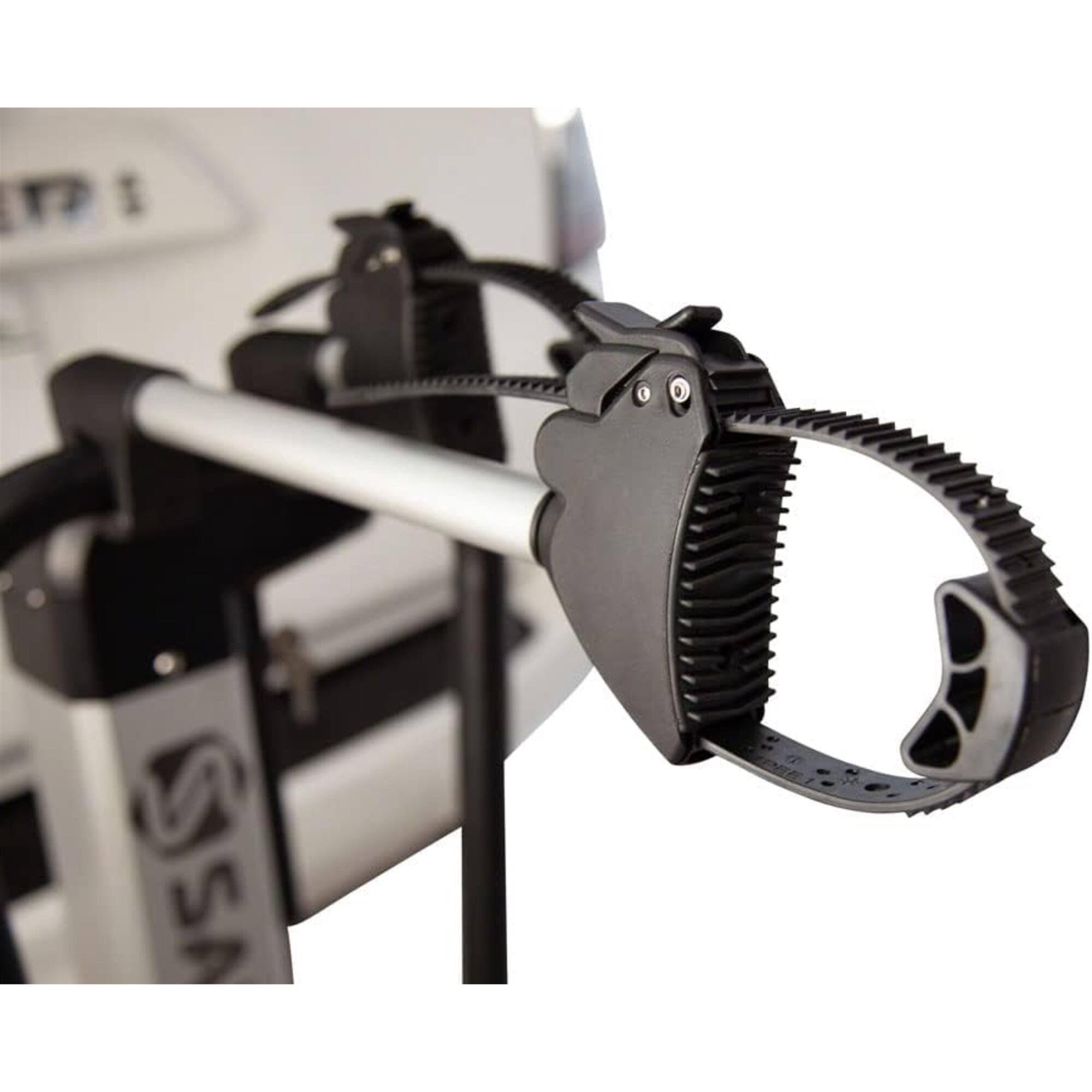 Alt View 4. Saris - Door County Bike Rack for Car, Hitch Bike Rack W/Electric Hitch Lift for Easy Loading, 2 Bikes - Black.