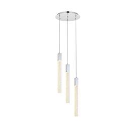 Elegant Lighting - Weston 3 lights pendant in - Chrome
