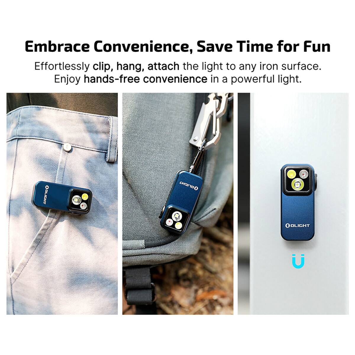 Embrace Convenience, Save Time for Fun

Effortlessly clip, hang, attach the light to any iron surface. Enjoy hands-free convenience in a powerful light.

OOLIGHT