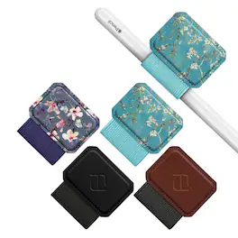 Kitcheniva - Elastic Adhesive Sleeve Pen Loop Holder For Apple Pencil And Stylus Pens Pack Of 4 - Blossom