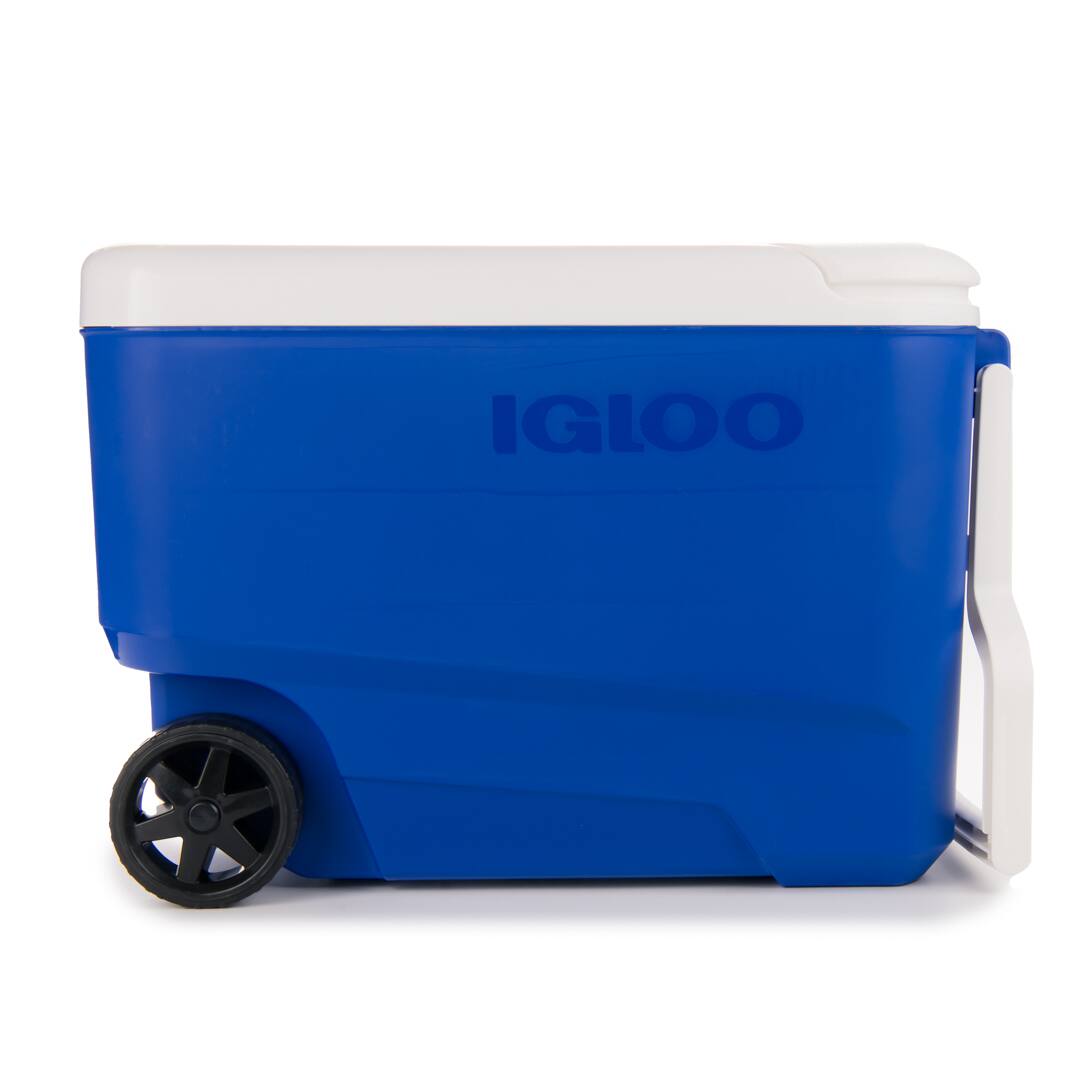 Alt View 4. Igloo - IGLOO Wheelie Cool 38 Qt Cooler, Majestic Blue - Majestic Blue.