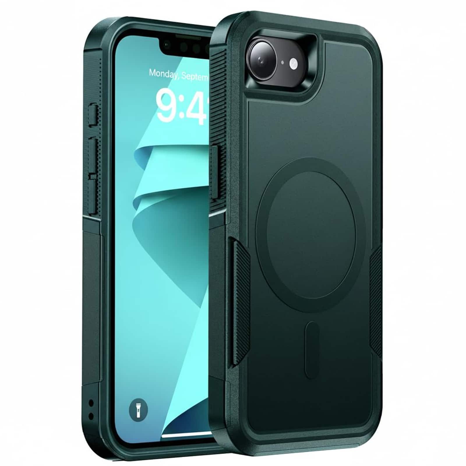 UUCOVER - Magnetic Case for iPhone 17e / iPhone 16e ,Shockproof TPU+PC Case Compatible with Mag Safe Back Cover for iPhone 16e/17e - Darkgreen price history on PriceWatchPro