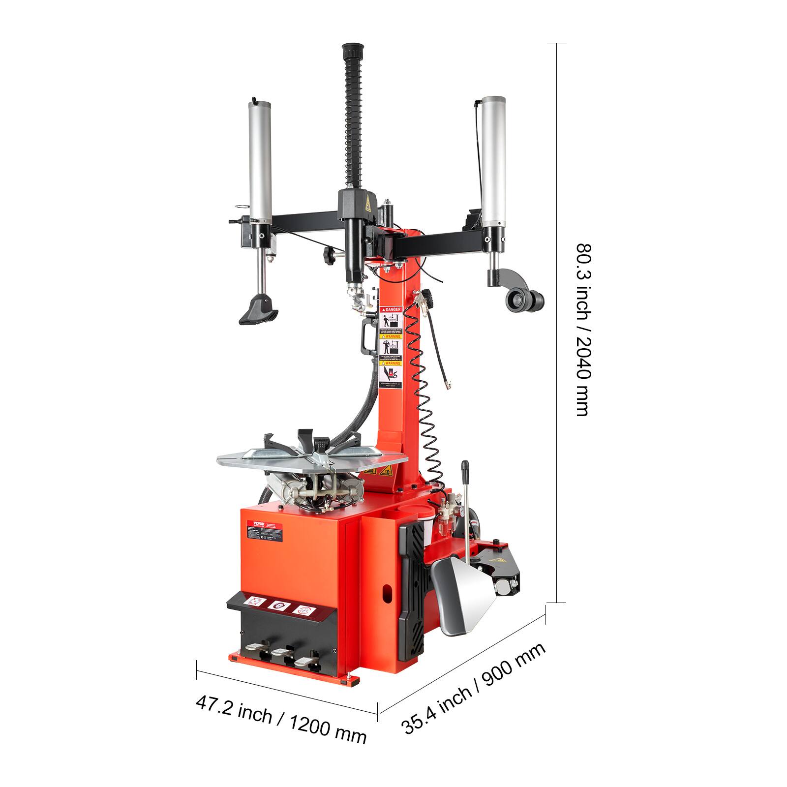 - 80.3 inch / 2040 mm
- 47.2 inch / 1200 mm
- 35.4 inch / 900 mm