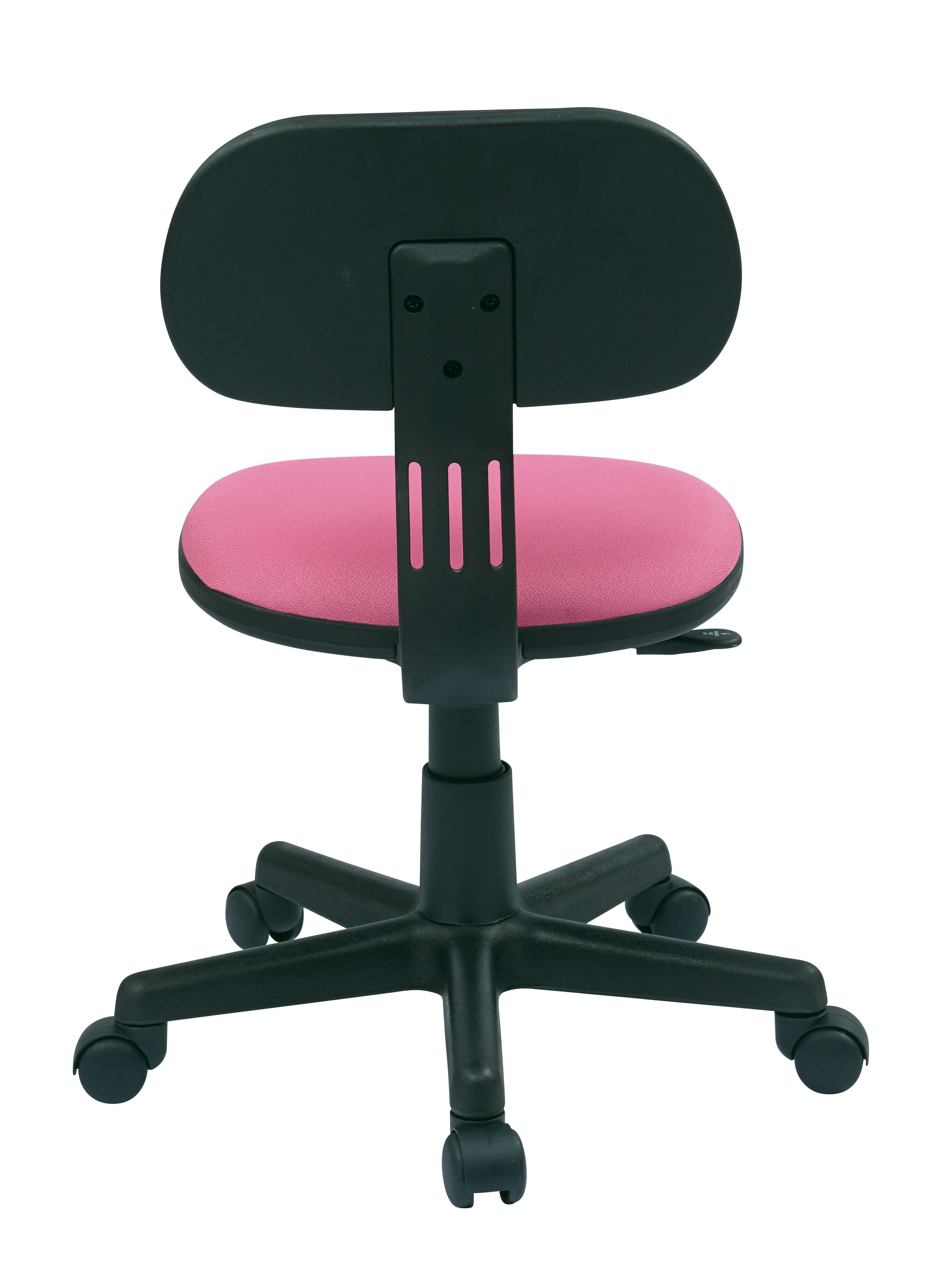 Back. OSP Home Furnishings - Student Task Chair - Pink.