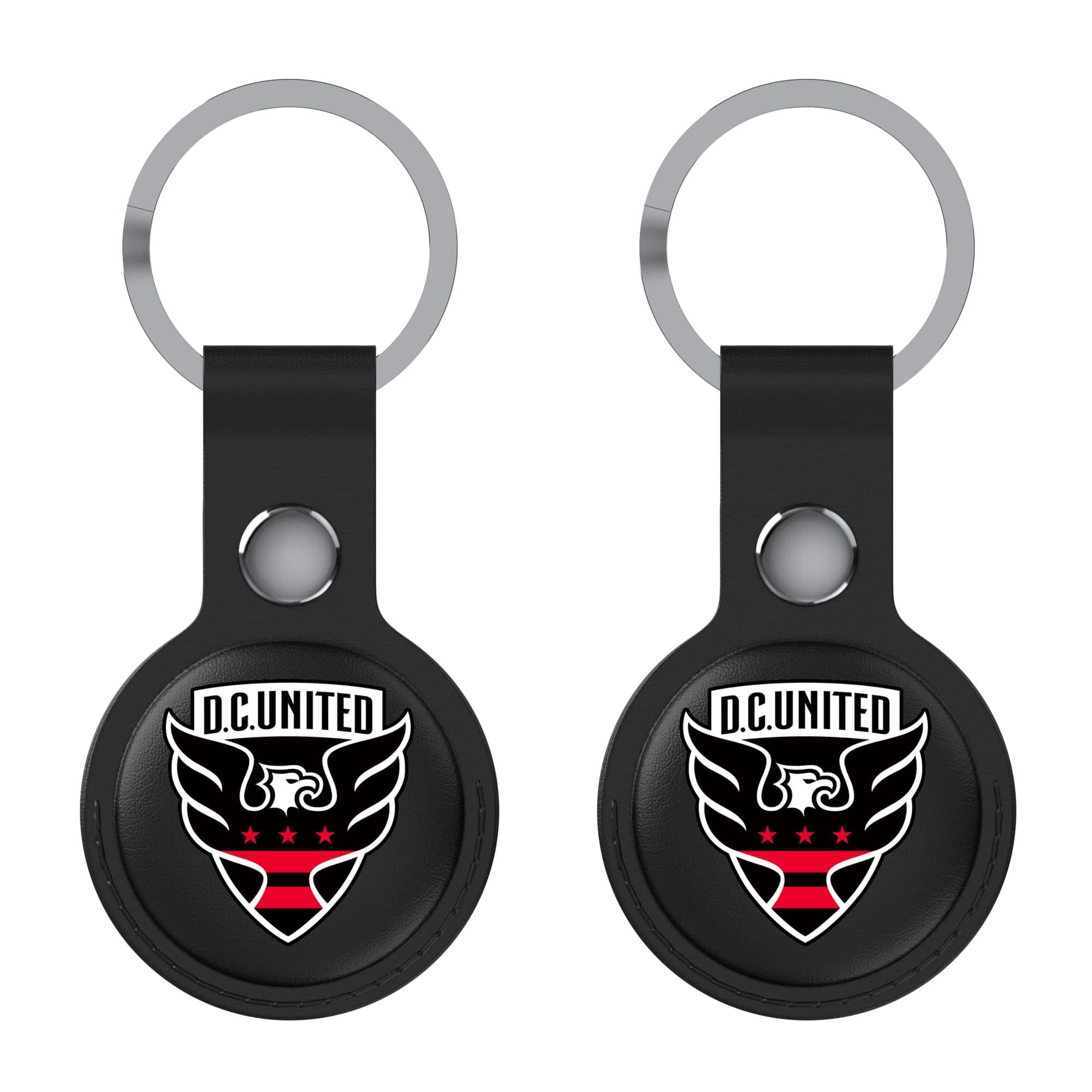 Keyscaper - D.C. United Two-Pack Insignia AirTag Holders - No Size - Black