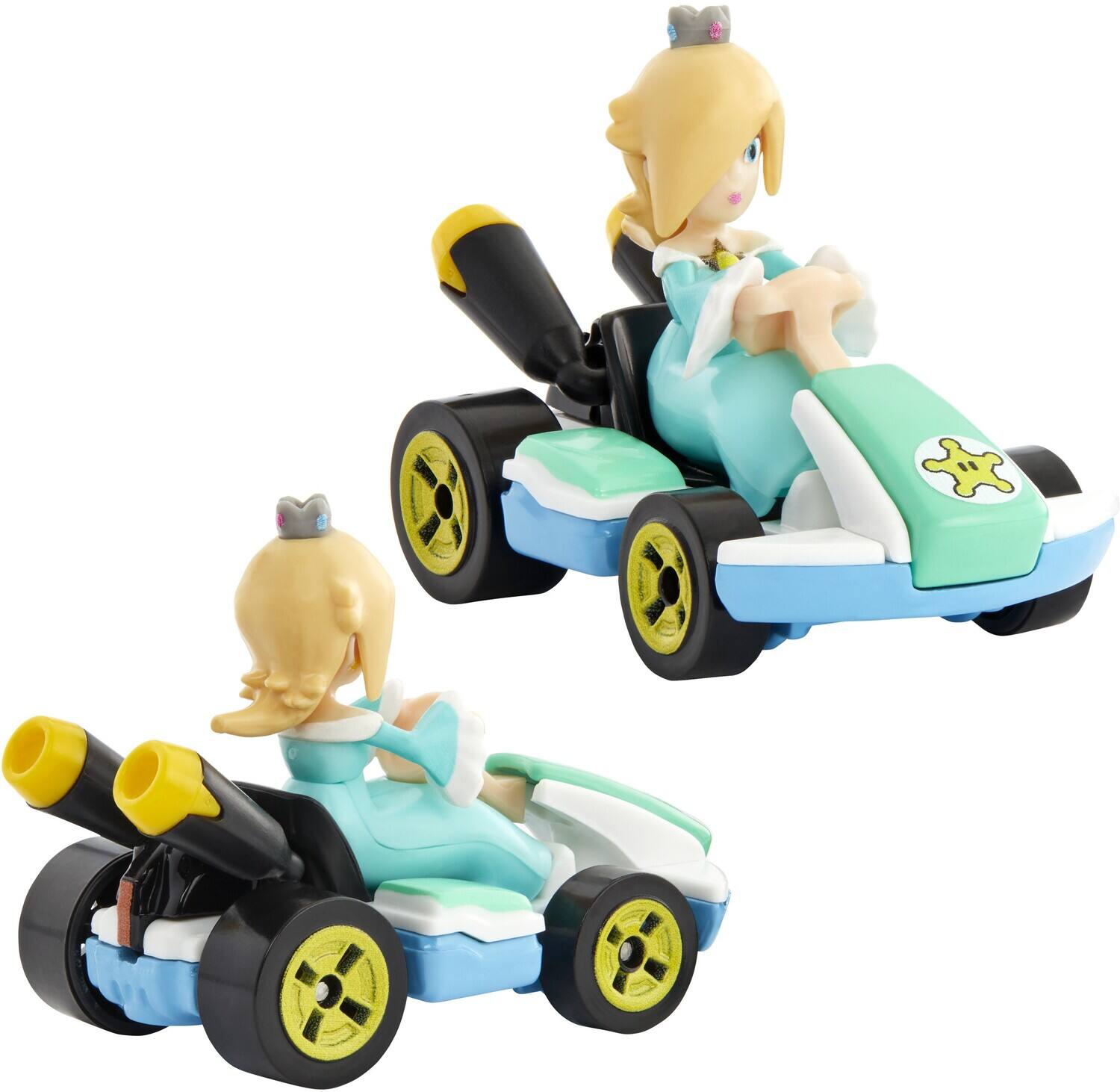 Alt View 4. Mattel - Hot Wheels Mario Kart 4-Pack 3-Piece W Assortment (Nintendo)   - COLLECTIBLES - Multicolor.