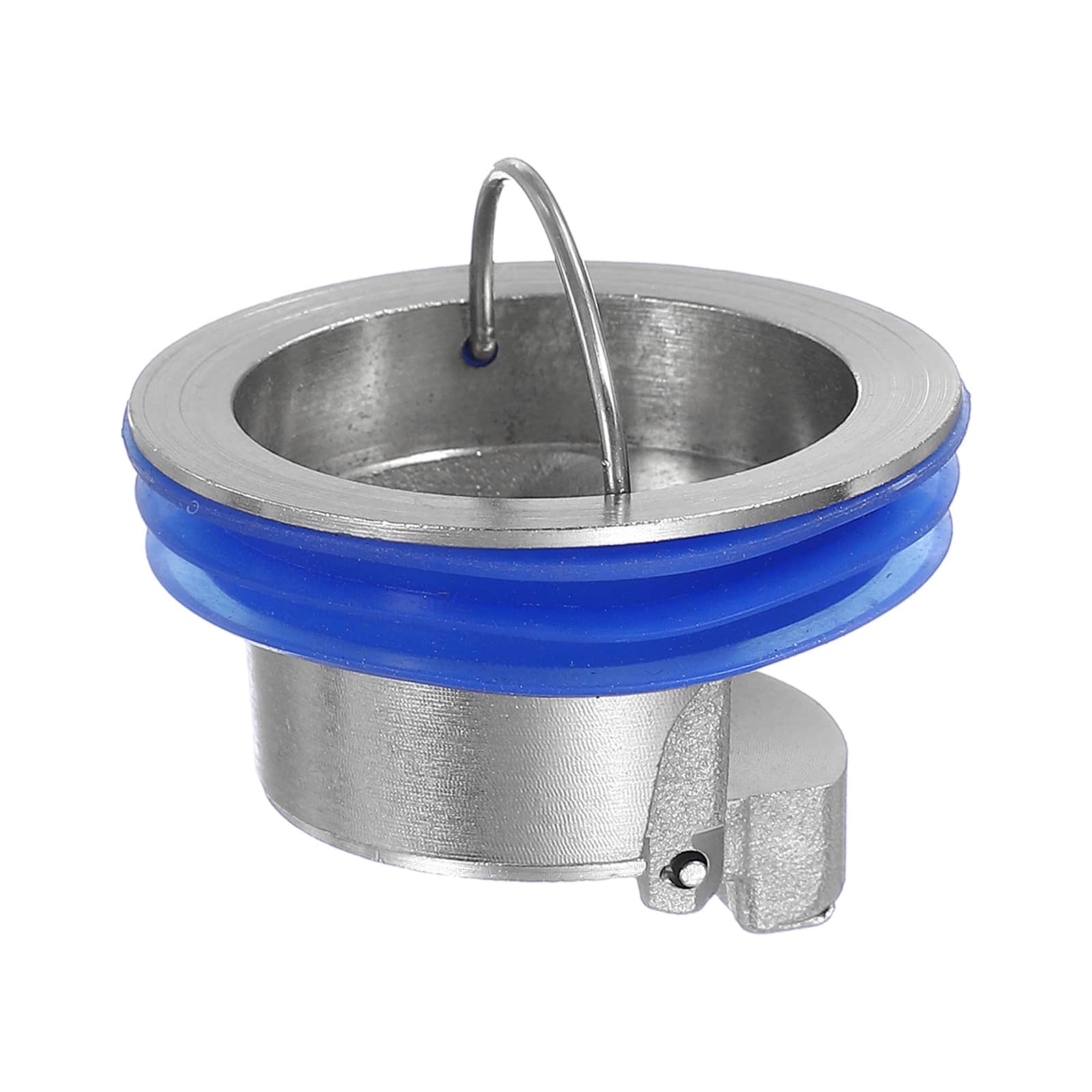 Unique Bargains - Odor Proof Brass Floor Drain Cover Shower Plug Drain Backflow Preventer for 1.2-1.6" Caliber Pipes Tubes Bathroom - Silver