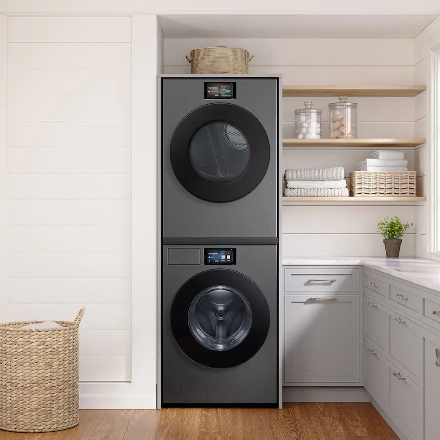 Samsung Bespoke Stacking and MultiControl Combo Kit Dark Gray SKK-RWG ...