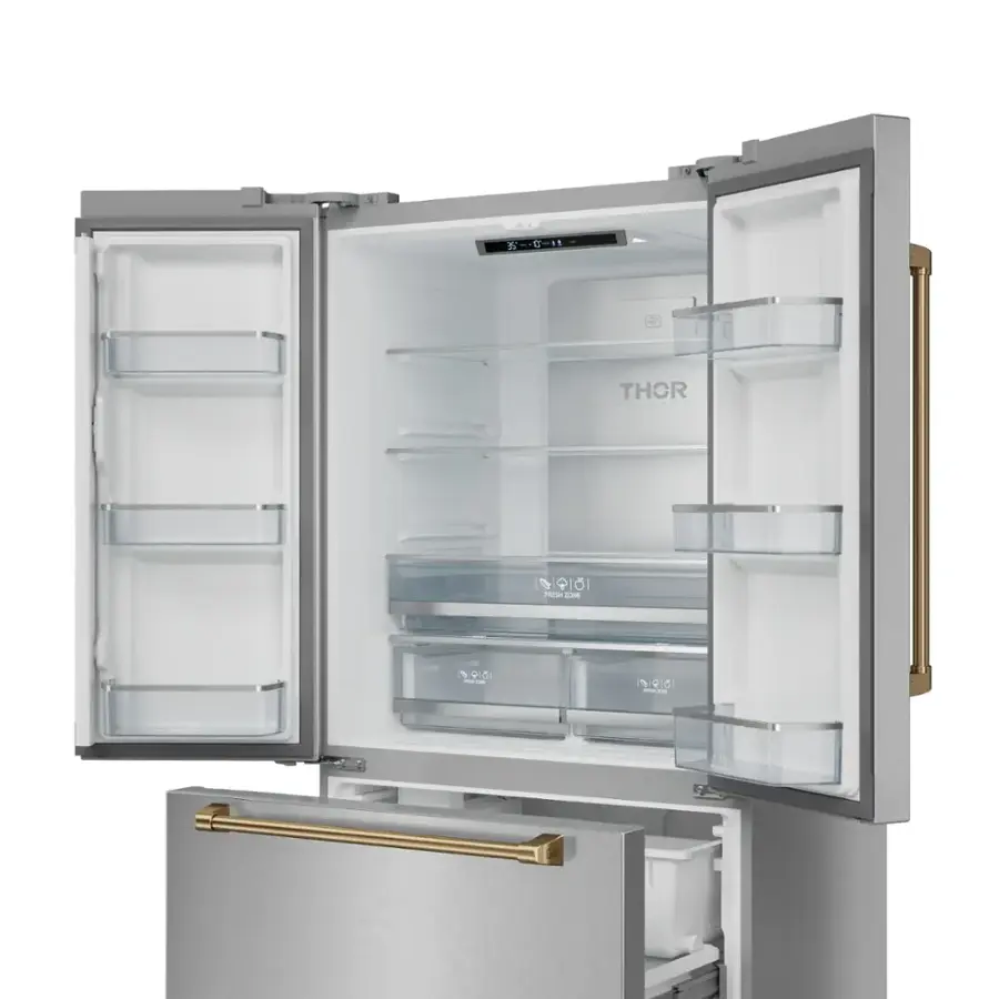 The text on the image reads "1 C - THOR I/O Personnel Refrigerator - 3 C - A". This can be grouped and corrected as follows:

"1 C - THOR I/O Personnel Refrigerator - 3 C - A"

This text describes a refrigerator with a capacity of 1 cubic foot and a temperature of 3 degrees Celsius. The refrigerator is designed for personnel use and has a freezer compartment.