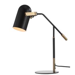 Jonathan Y - Edison 19.25" Metal LED Task Lamp - Black/Brass Gold
