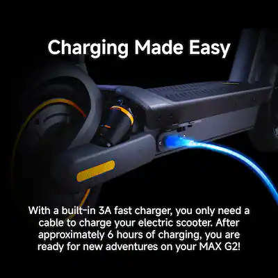 SCOOTER ELÉCTRICO PLEGABLE NINEBOT MAX G2 NEGRO SEGWAY SCOOTER ELÉCTRICO PLEGABLE NINEBOT MAX G2 NEGRO SEGWAY