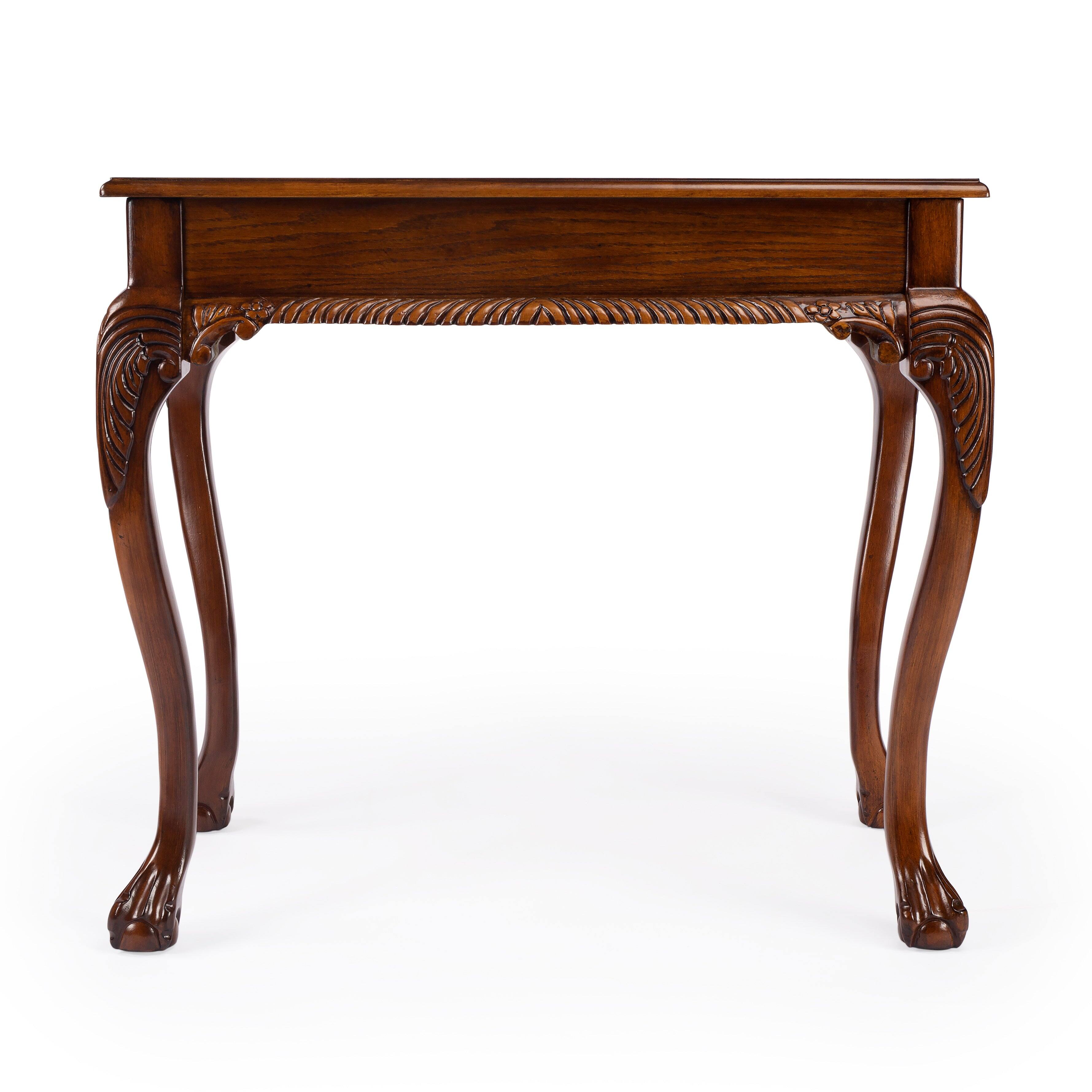 Alt View 9. Butler Specialty - Dupree 35 in. W Rectangular Wood 1 Drawer Traditional Writing Desk - Medium Brown.