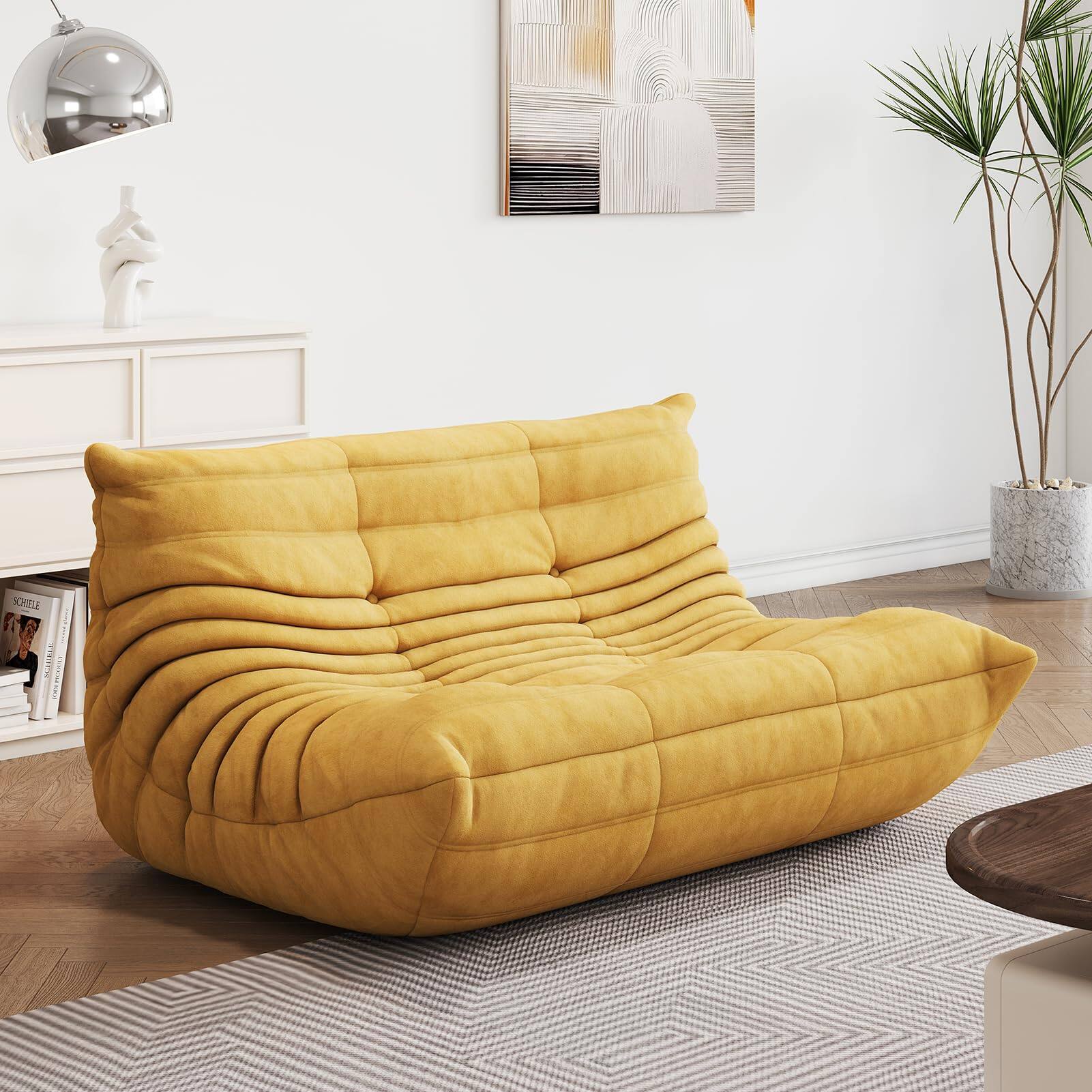 Yellow Loveseat