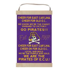 Jardine - ECU Pirates 12'' x 20'' Fight Song Banner Sign - Purple