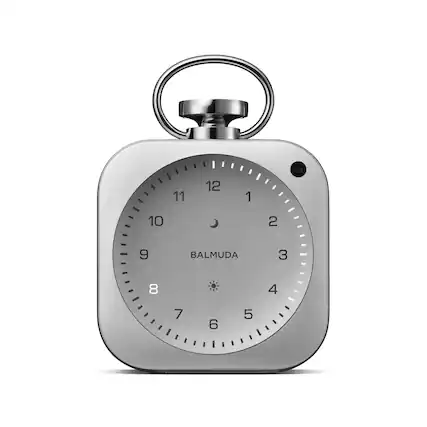 Front. Balmuda - The Clock - Silver.