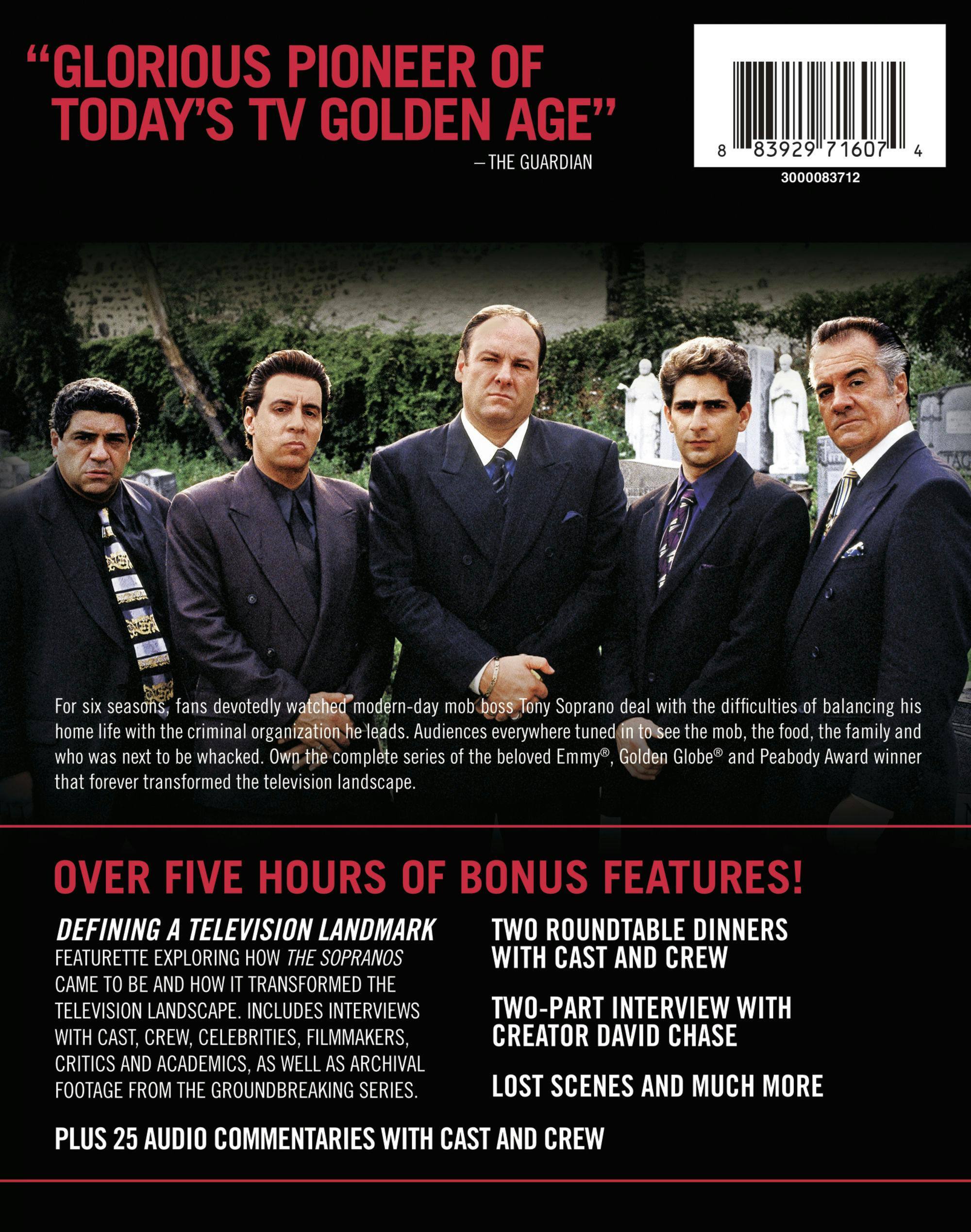 Back. The Sopranos: The Complete Series (Blu-ray New Box Art) [Blu-ray].