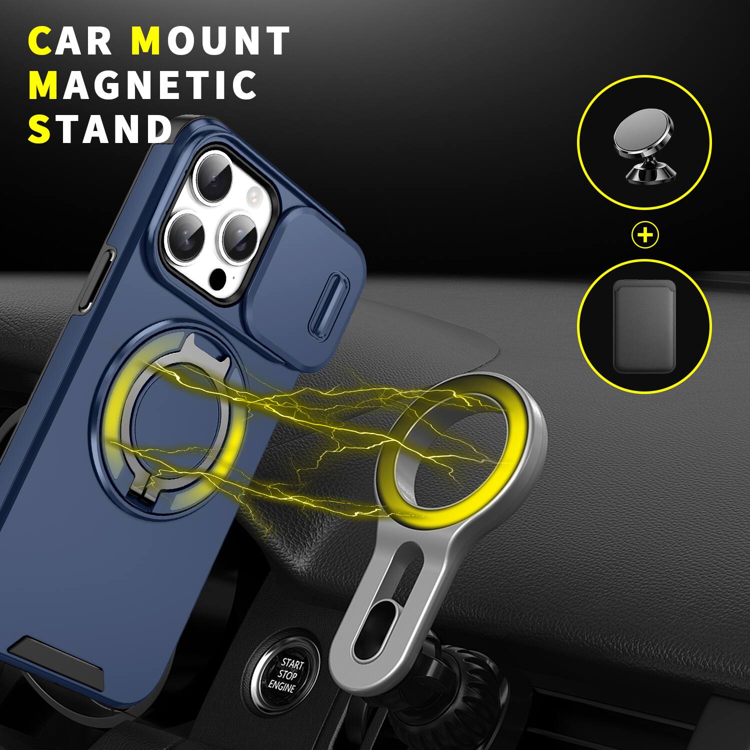 CAR MOUNT MAGNETIC STAND

START STOP ENGINE