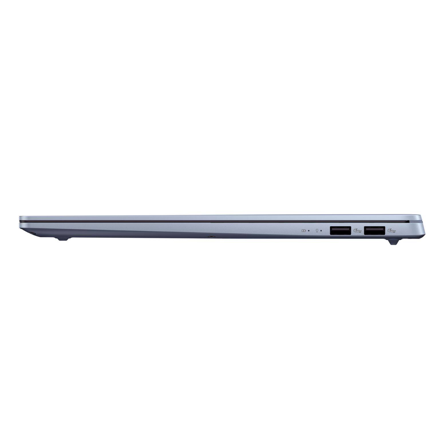 Alt View 5. ASUS - VivoBook S 15 15.6" 3K OLED Intel Ultra 7 155H 1.4 GHz 16GB RAM 1TB SSD Intel Arc Graphics Windows 11 Home Laptop - Blue.