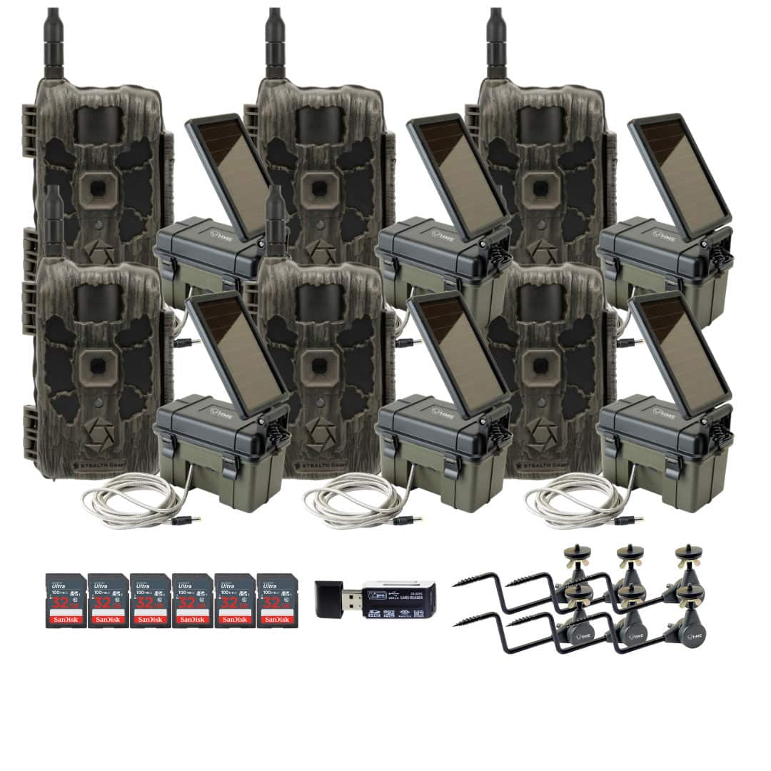 Stealth Cam - 40MP Deceptor Max Cellular Trail Camera with Accessories (6 Pack) price history on PriceWatchPro