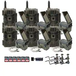 Stealth Cam - 40MP Deceptor Max Cellular Trail Camera with Accessories (6 Pack)