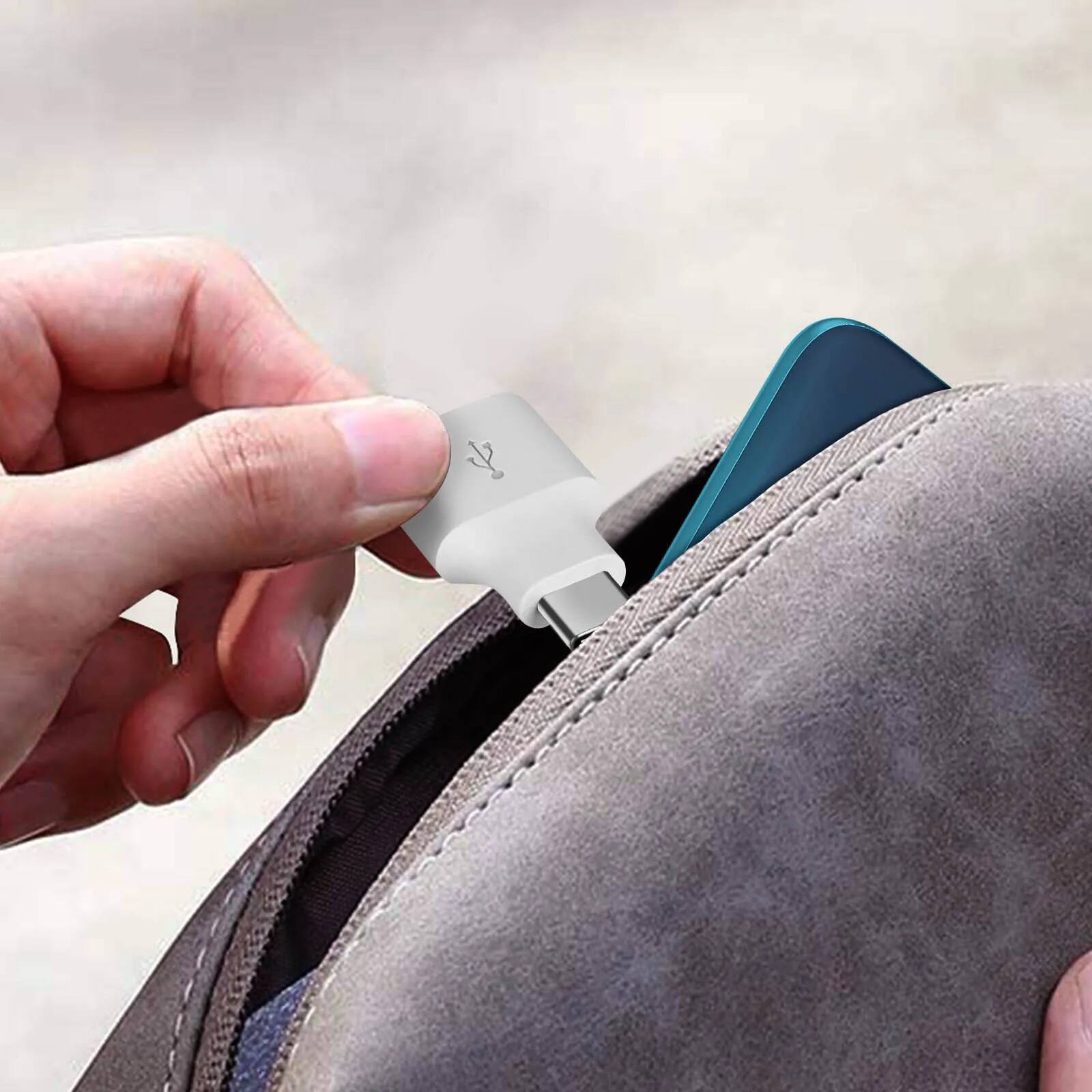 Alt View 5. Google - Google USB Type-C to USB Standard-A OTG Adapter (Type-C Male to Type-A Female) - White - White.