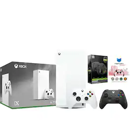 Xbox Series X 1TB Digital Console with Extra Controller, Charge Dock and MightySkins Code Bundle