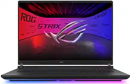 ASUS - ROG Strix SCAR 18 18" 4K 240Hz Gaming Laptop - Intel Core Ultra 9 HX Plus - 32GB RAM - NVIDIA GeForce RTX 5080 - 1TB SSD - Off Black